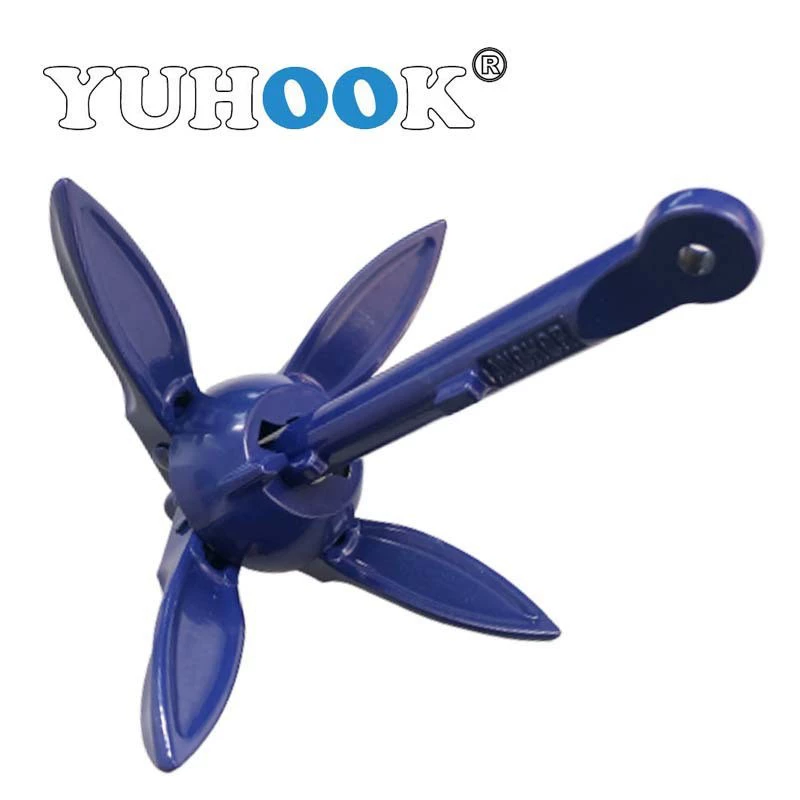 Алюминиевый сплав складной якорь Зонт якорь крест якорь лотоса штурмовая лодка каяк Внешняя торговля взрывчатка в наличии