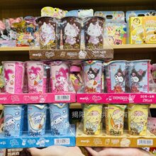 批发 meiji明治欣欣杯饼干棒饼沾酱手指饼干可爱卡通小零食50g