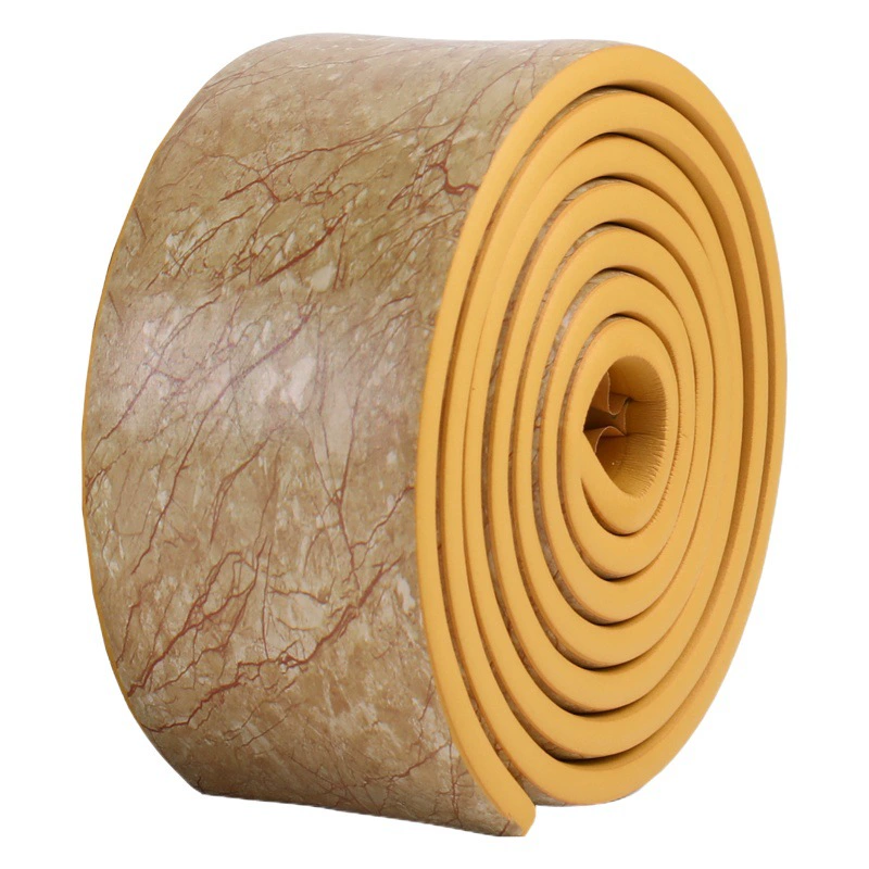 Накладки на плинтусы с мраморным принтом, самоклеящиеся, для защиты краев