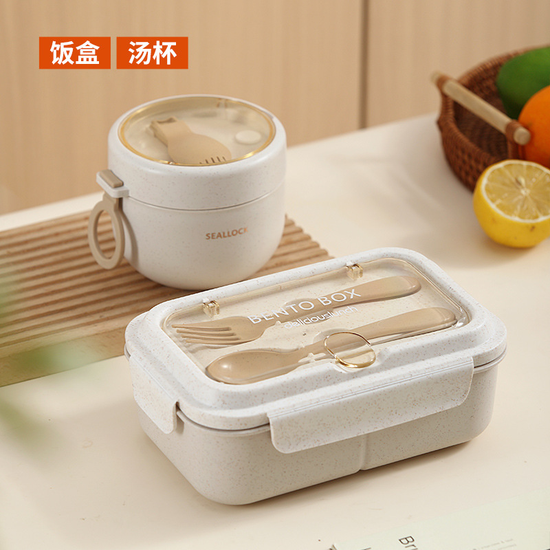 Aiyouhui Lunchbox — Bento Microondas para Comida Saludable