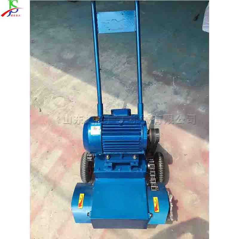 Empuje a mano la máquina de limpieza de cenizas de pavimento máquina de afeitar de tierra inversa doble encimera de hormigón máquina de dibujo de cenizas