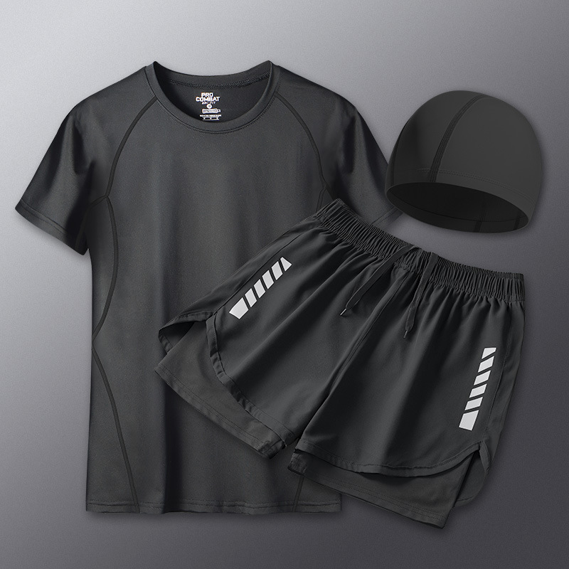 Conjunto de Traje de Baño para Hombre de Poliéster, Secado Rápido, para Natación y Aguas Termales image 23