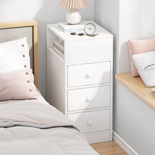 Ultra narrow bedside table simple modern household bedroom gap storage rack bedside cabinet mini small storage cabinet