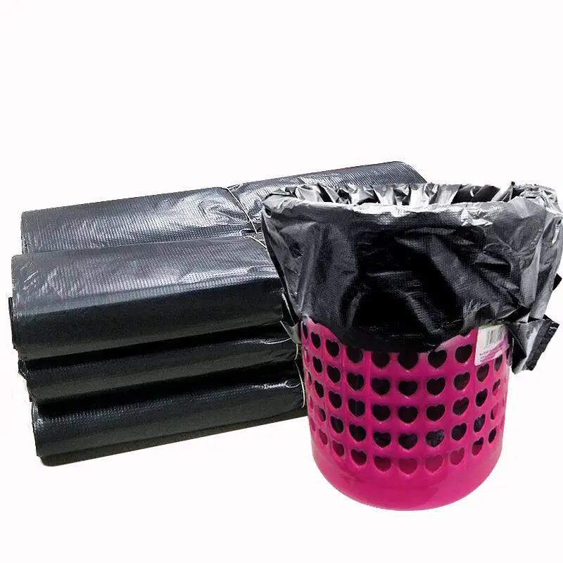 Thickened Garbage Bag Household Portable Vest Bag Disposable Plastic Bag Black Plastic Bag Kitchen Tote Bag Wholesale