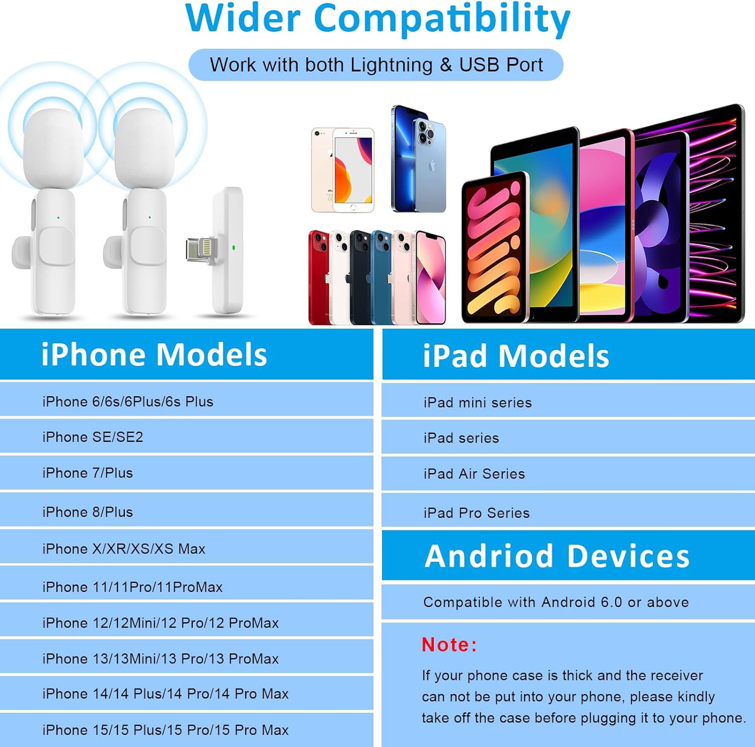 Micrófono de Solapa Inalámbrico K9, Éxito de Ventas Transfronterizo, Juego Completo, Grabación con Teléfono Móvil, Reducción de Ruido, Auriculares para Transmisión en Vivo