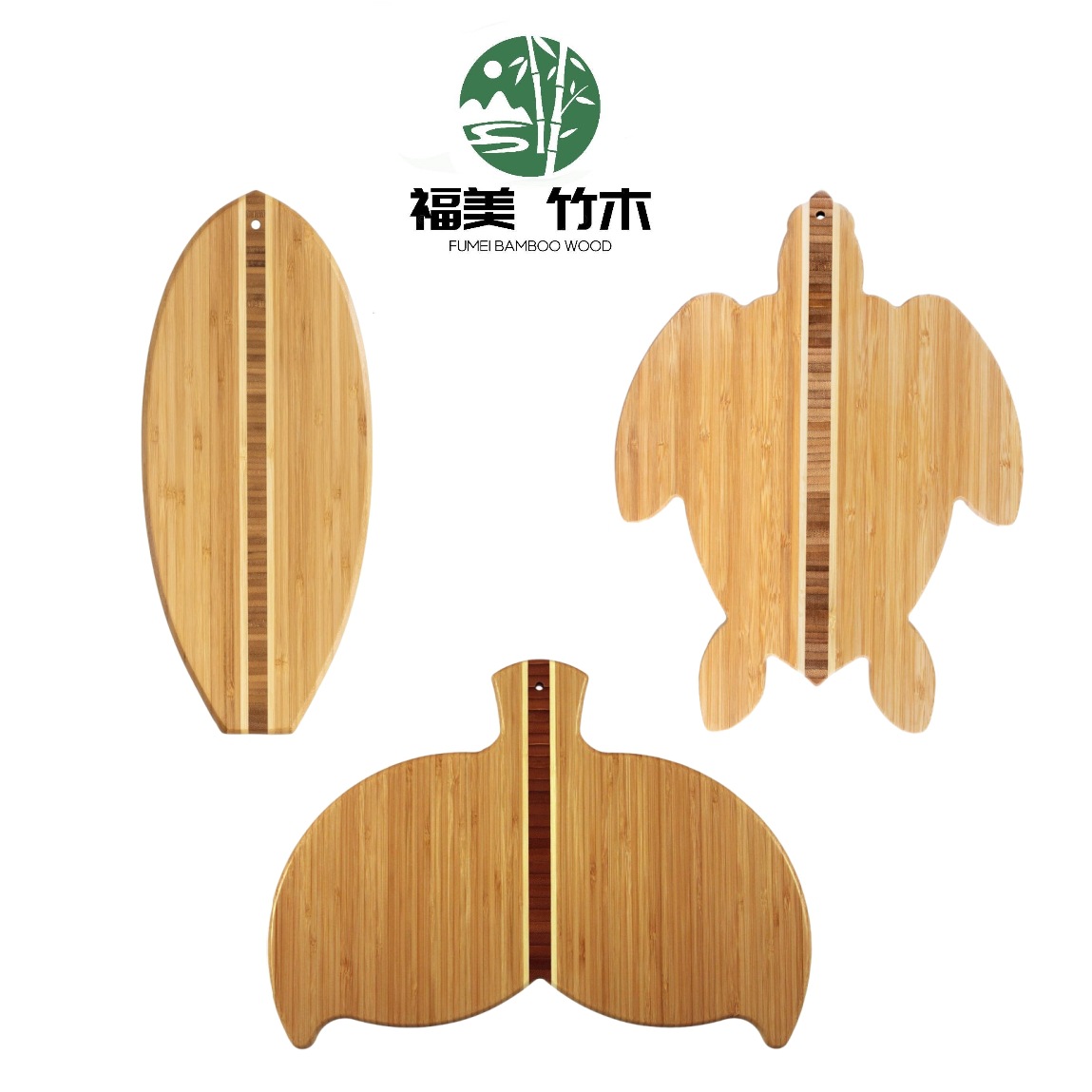 Bamboo Delicatessen Board Household Bamboo Chopping Board Nanzhu Cutting Board Fruit and Vegetable Bread Tray Amazon Hot Selling