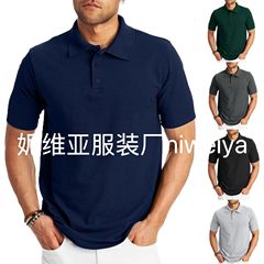 夏のクロスボーダーヨーロッパとアメリカのメンズポロシャツカジュアル速乾性通気性半袖Tシャツメンズランニングラペルフィットネスウェア