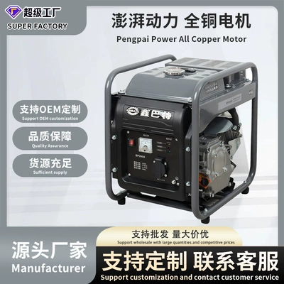 Gasoline Variable Frequency Parallel 220V Hand Starting Industrial Products Household Outdoor Mobile Emergency 3Kw4 Kilowatt Generator Set