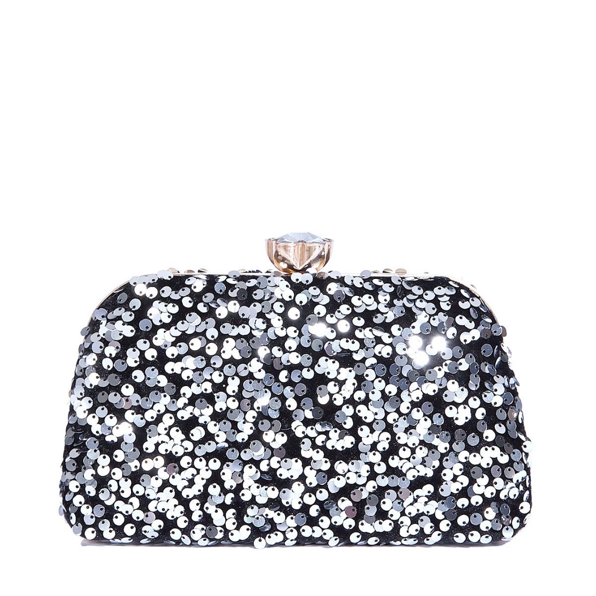 Dress Beaded Sequin Shiny Clutch High-end Fashion Evening Bag_voghion.com