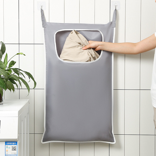 Household dirty clothes basket, bathroom dirty clothes hanging laundry basket, clothes toy storage bag, door storage hanging bag