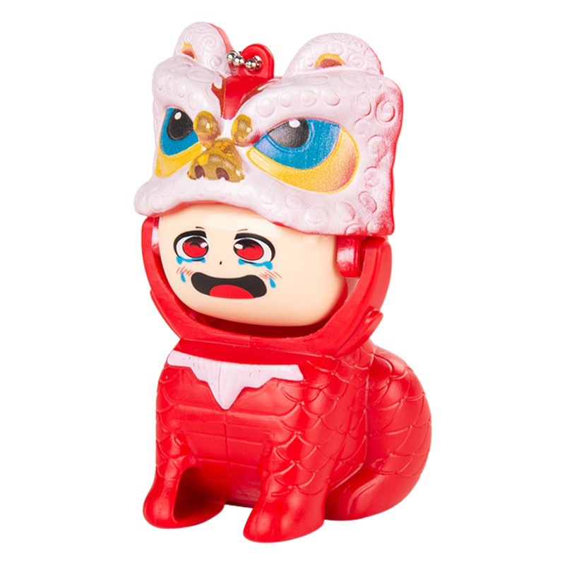 Nueva Sichuan Opera cara cambiante Muñeca DE LA Muñeca de estilo Chino de danza del León de la Ópera de Pekín maquillaje facial muñeca de los niños regalo de juguete al por mayor