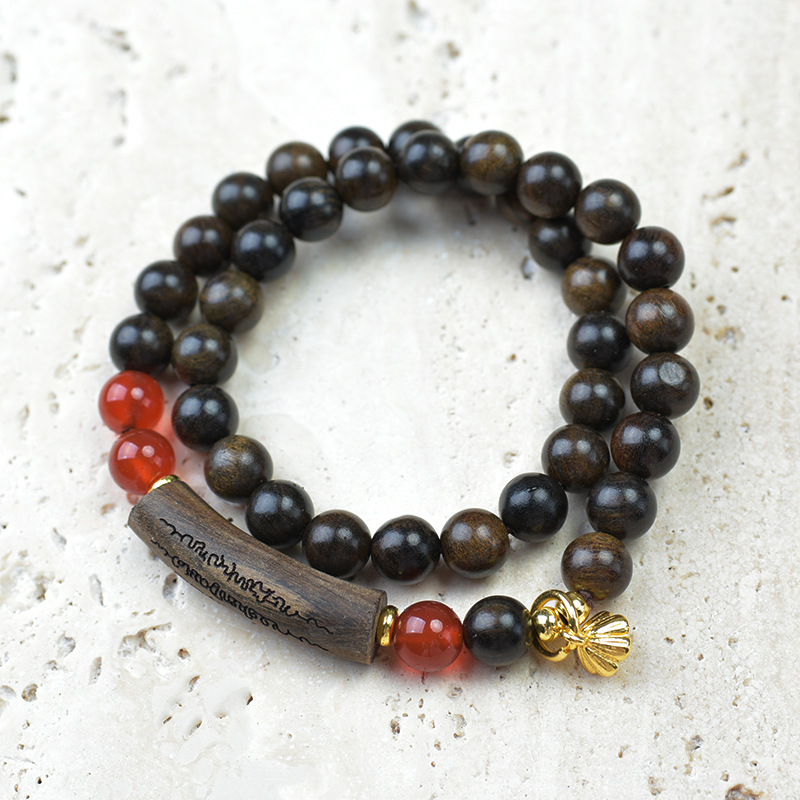 Shen Guibao 8mm 이중 원형 5줄 반팔찌