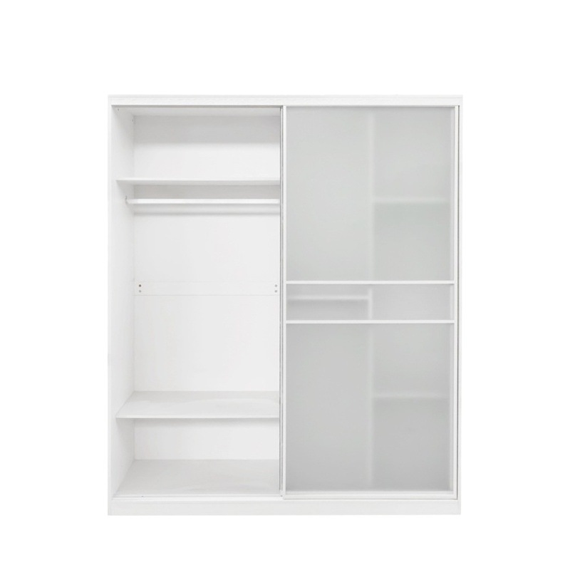 Armario casa alquiler dormitorio económico pequeño apartamento armario de almacenamiento gabinete almacenamiento simple ropa colgante armario