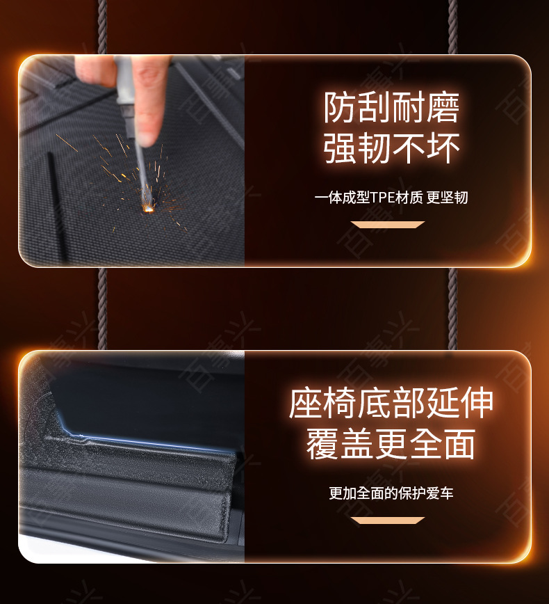 Suitable for Changan Kuayue Starlight Ev, Full-Coverage Tpe Trunk Mat for New Energy Passenger/Cargo Vehicles