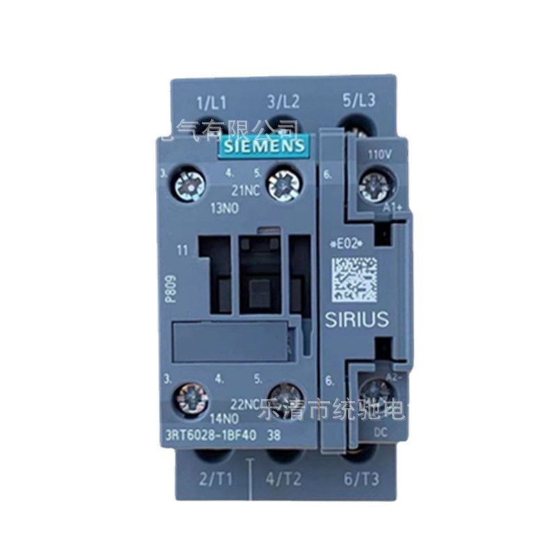 SIEMENS/西门子 3RT6028-1BF40接触器38A DC110V 直流 1NO+1NC