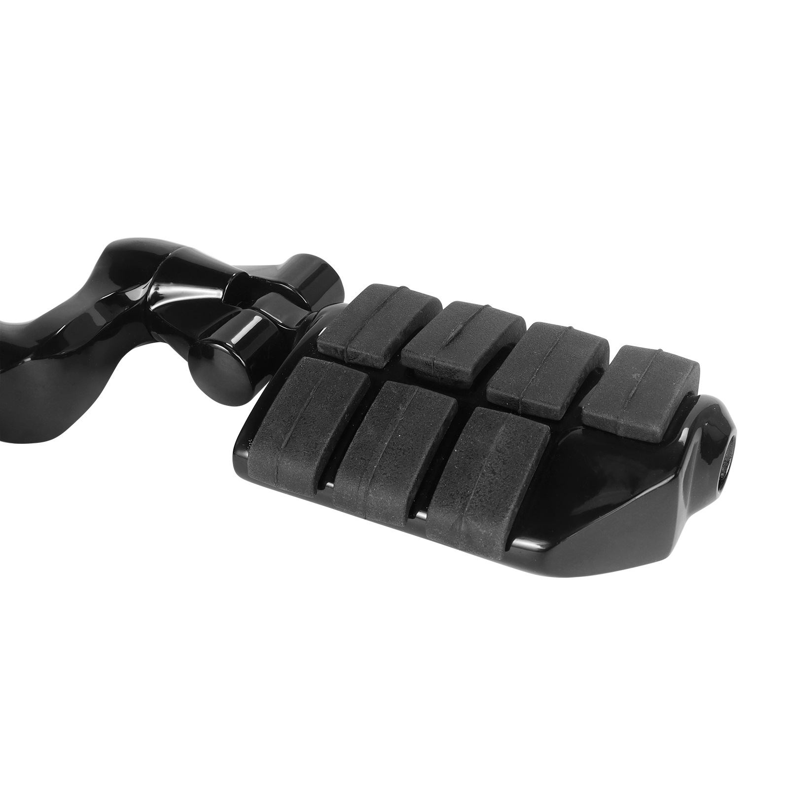Harley Street Glide Motorcycle Modified Rubber Short Pedal Set Footrest Guard Bar Rest Bracket