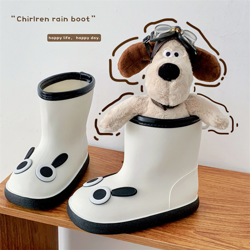 Dropshipping Japanese-Style Children's Rain Boots, Fashionable New Girls' Rain Boots, Non-Slip Soft Sole Outdoor Mid-Calf Water Shoes