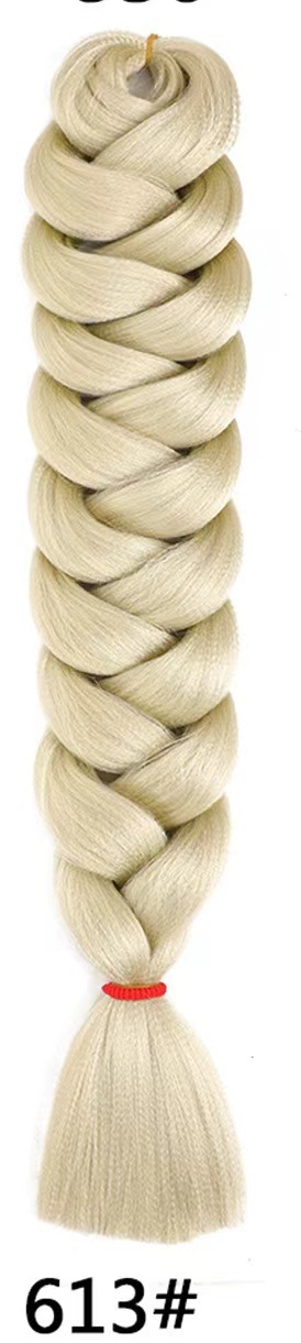 82 pulgadas Outre Xpression Braids gran pelucca de trenza africana negra pelucca de trenza sucia 165g