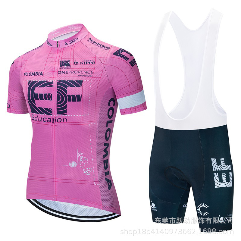 2023 New EF canon summer cycling clothing men's and women's bicycles mountain road clothing breathable sweat wholesale