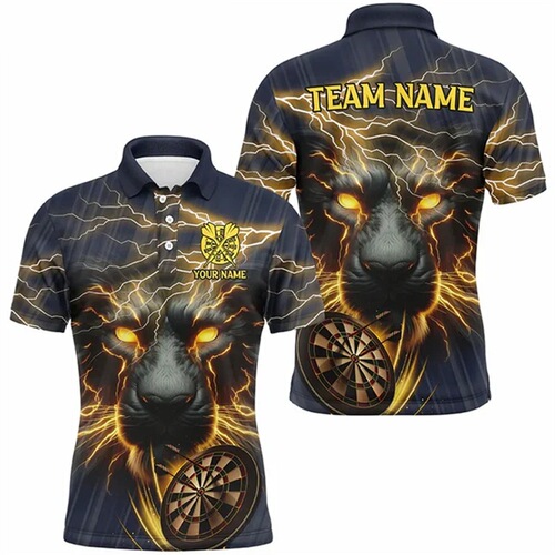 Funny Animal 3D Dart Polo Shirt for Men Fashion Bee Pattern Short Sleeve Top Casual Loose