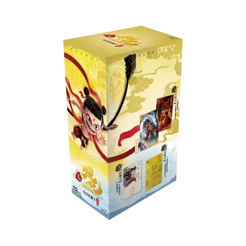 정품 [카드 게임 Nezha 10 Yuan Dou Tian Pack] 18팩 풀박스