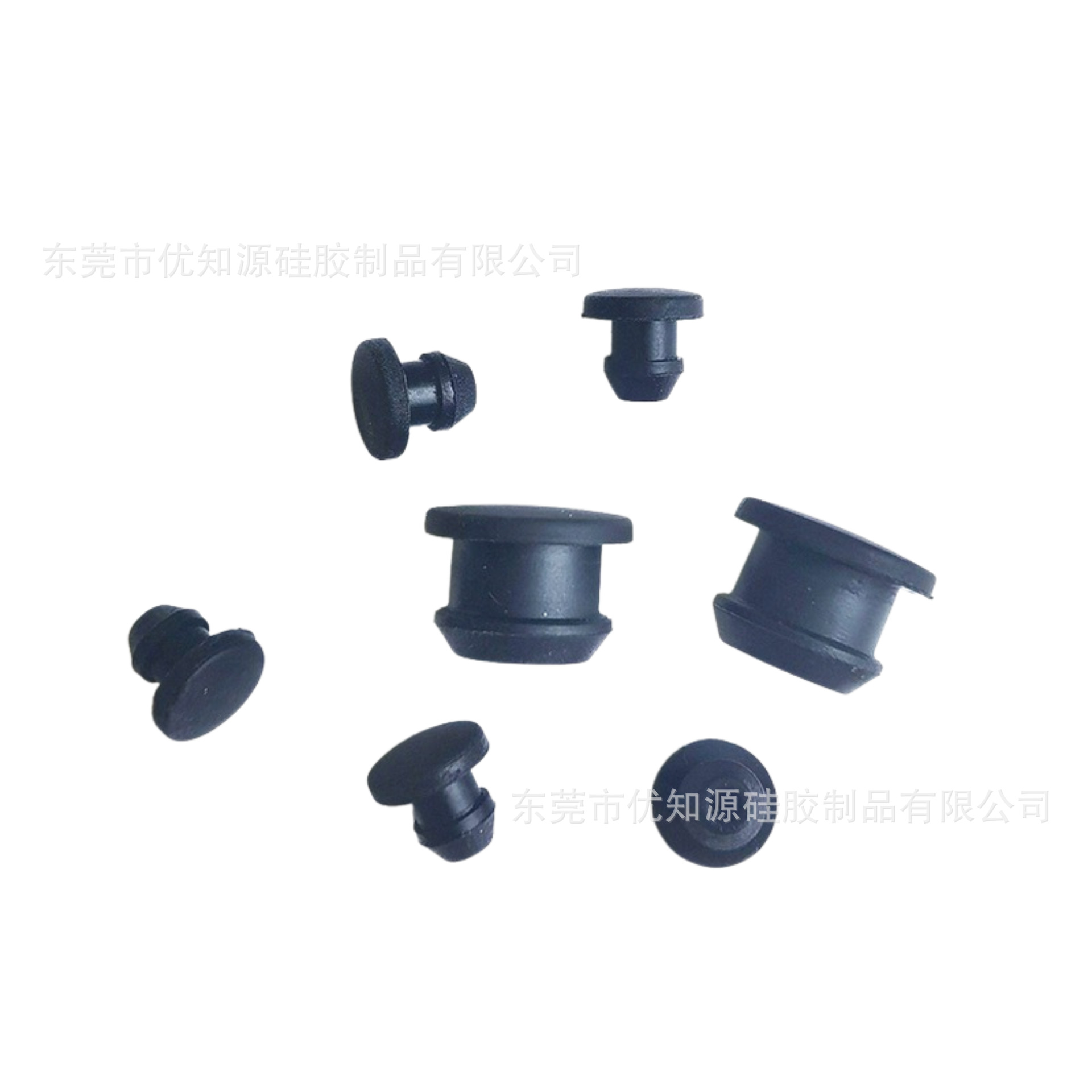 倒扣硅胶塞堵头 耐高温防尘防撞塞头 橡胶塞 减震垫高弹性孔塞