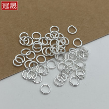S925���y�_��Ȧ��СȦ�B��Ȧ �ֹ�DIY�Ʒ������Ȧ��Ȧ�������