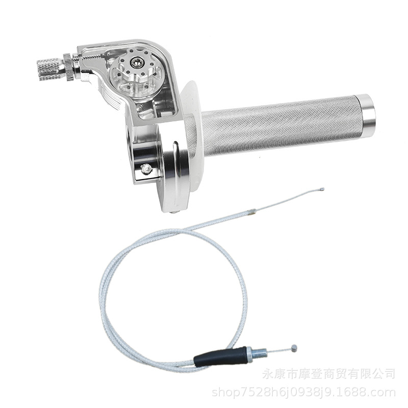 Off-Road Motorcycle Cnc Aluminum Throttle Seat Body Twist Handle Large Twist Handle Seat Cable Cable Oiler