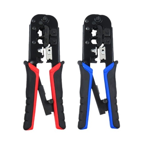 N568R Easy-to-use two-way ratchet network wire pliers network pliers network crimping pliers crystal head professional grade household 6p8 