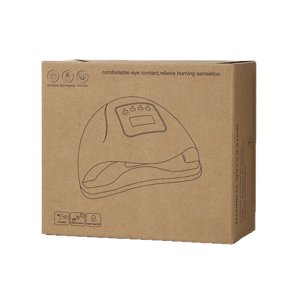 Lámpara de fototerapia de manicura de manos no negras Lámpara de fuente de luz dual de alta potencia 120W Lámpara de manicura de secado rápido