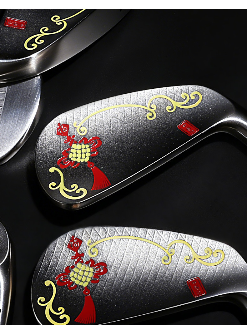 Bộ đầu gậy sắt golf PGM rèn mềm dao lưng hoàn chỉnh — Bộ đầu nút thắt kiểu Trung Quốc [thiết kế mặt sau bằng sắt rèn/mặt sau] TIG085 chi tiết 8