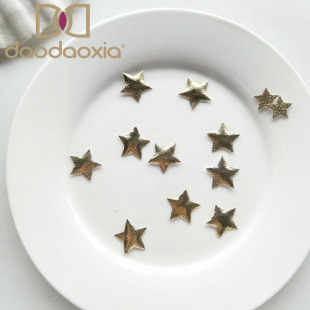 1.5cm Five-Pointed Star Bright Leather Amazon Aliexpress Export Source Factory Jewelry Accessories Kidsren's Clothing Accessories