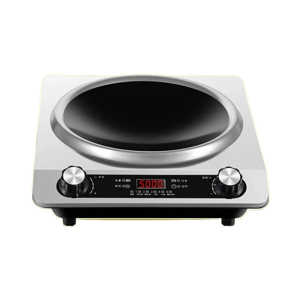 5000W电磁炉家用凹面大功率猛火多功能新款炒菜锅电子灶速卖通