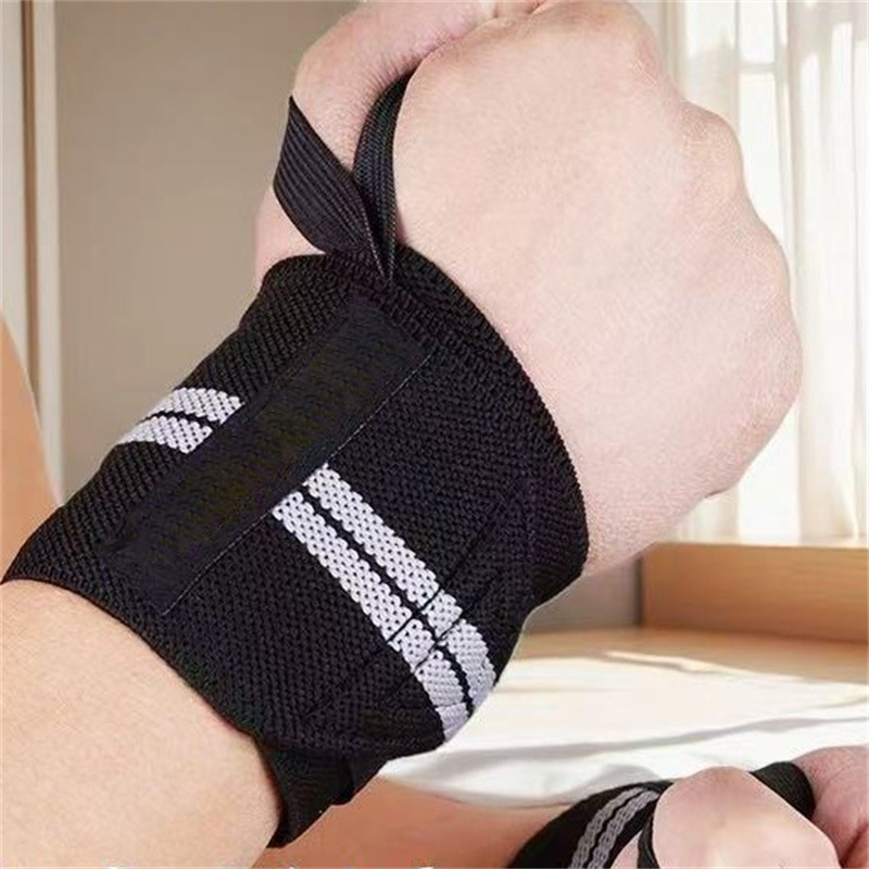 Fitness Sports Strength Training Equipment Pressurized Bandage Wrist Support Power Belt Bench Press Weightlifting Barbell One-Size-Fits-All Wrist Support
