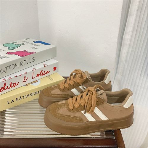 Japanese college style versatile canvas shoes for women  students Korean version sports and leisure trendy shoes Harajuku Internet celebrity live broadcast shoes