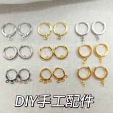 ͭ��18K������Բ����������Ʊ�ɫDIY�ֹ�����Ʒ�����������