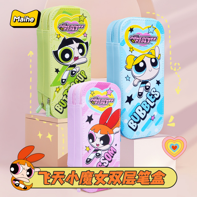 Cartoon capacious school pencil case for students, new collection 2