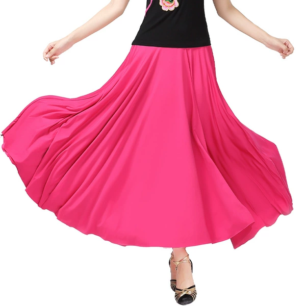 Rose red dress 87cm long