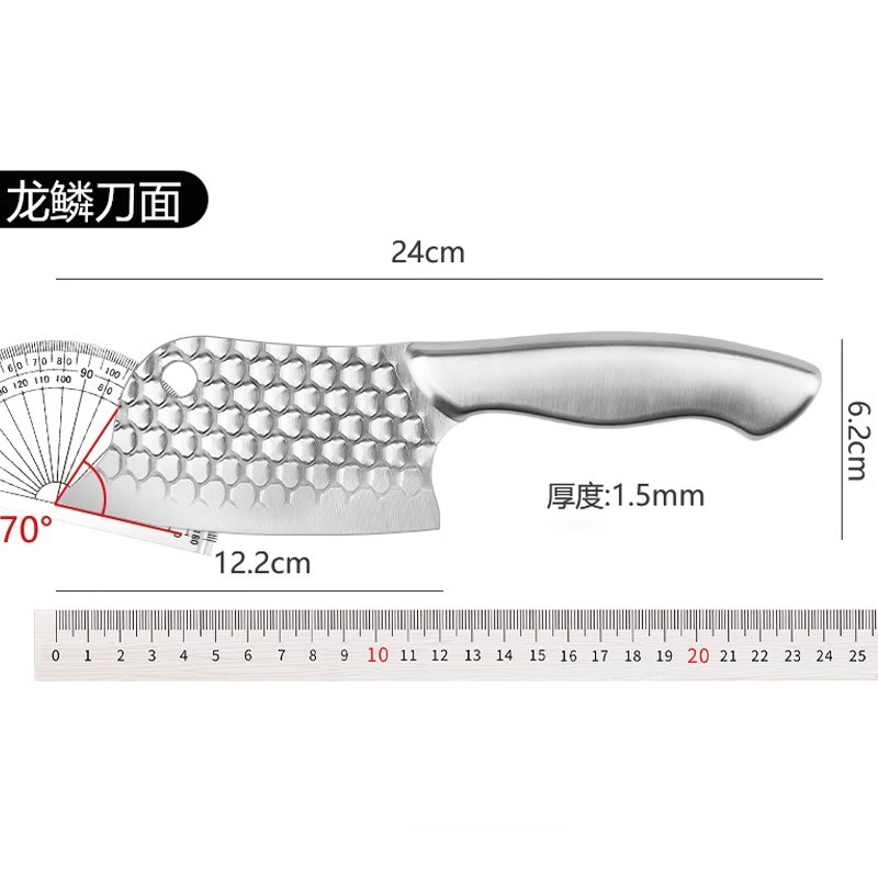 All-Steel Small Kitchen Knife for Home Use, Fish-Killing Knife, Multifunctional Kitchen Tool for Slicing Fish, Multi-Purpose Outdoor Small Women's Knife