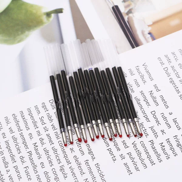 1.0mm beaded pen refills ballpoint pen refills bullet replacement core general refills student stationery manufacturers in stock