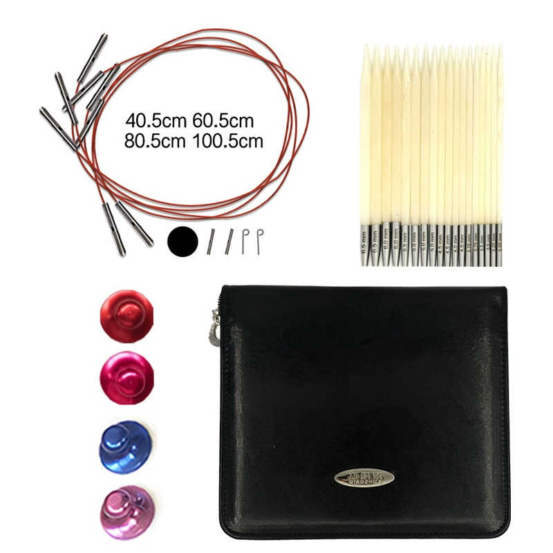 Трансграничный Qiaoqiao Le говяжья кость дерево ручной работы Съемный свитер ковер крючком набор Tonis крючком набор 12