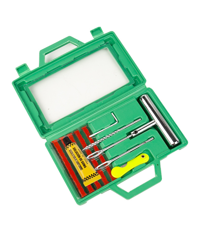 Car Tire Repair Tool Kit, Special Rubber Strips for Vacuum Tires of Electric Vehicles and Motorcycles, Emergency Tire Repair Tool