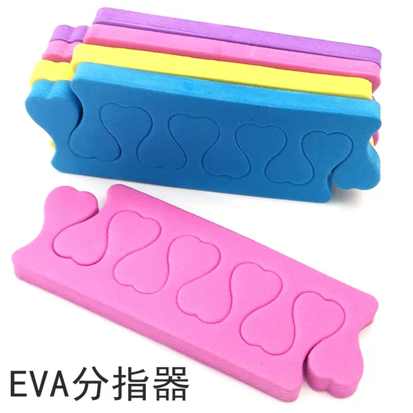 Toe Separator Manicure Tool Sponge Eva Heart-Shaped Finger Separator Nail Polish Applicator Cute