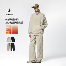 捷展男装|恒温摇粒绒卫衣运动套装2025春季新品轻奢休闲男女同款