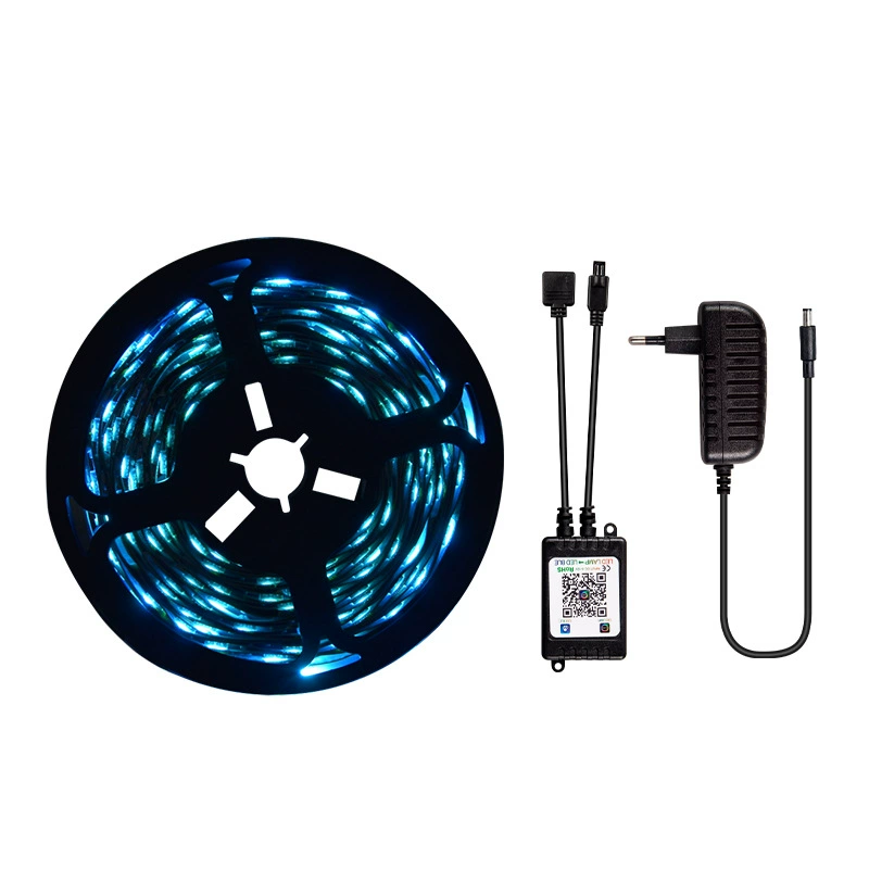 Набор светодиодной ленты RGB, водонепроницаемый, управление приложением Bluetooth, 2835/5050, 5–15 м