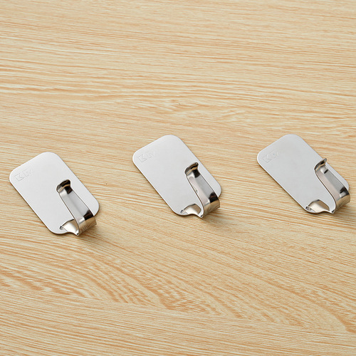 KM.213 stainless steel sticky hook kitchen bathroom towel clothes hook strong punch-free wall clothes hanger sticky hook