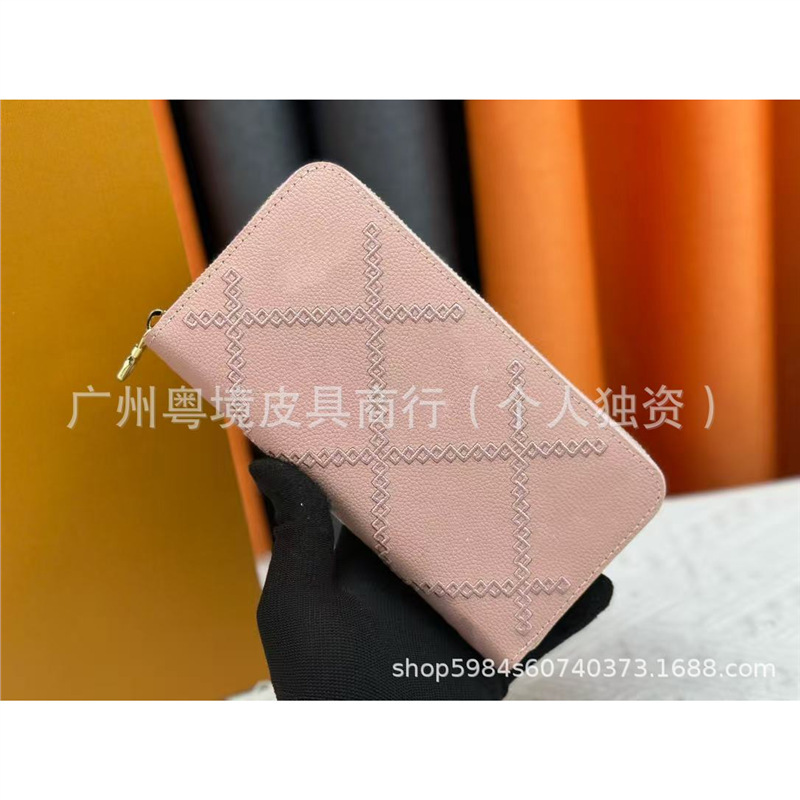 2025新款钱包男女通用两折长款真皮外贸时尚多卡位包百搭流行|undefined