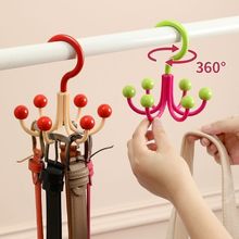 吊带内衣收纳六爪旋转挂钩简约家用多功能领带架领带架领带架