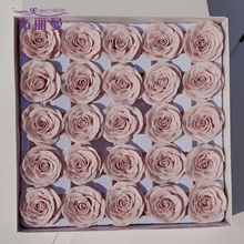 7层苏醒玫瑰香皂花仿真永生批发七夕情人节花束手工diy材料花店