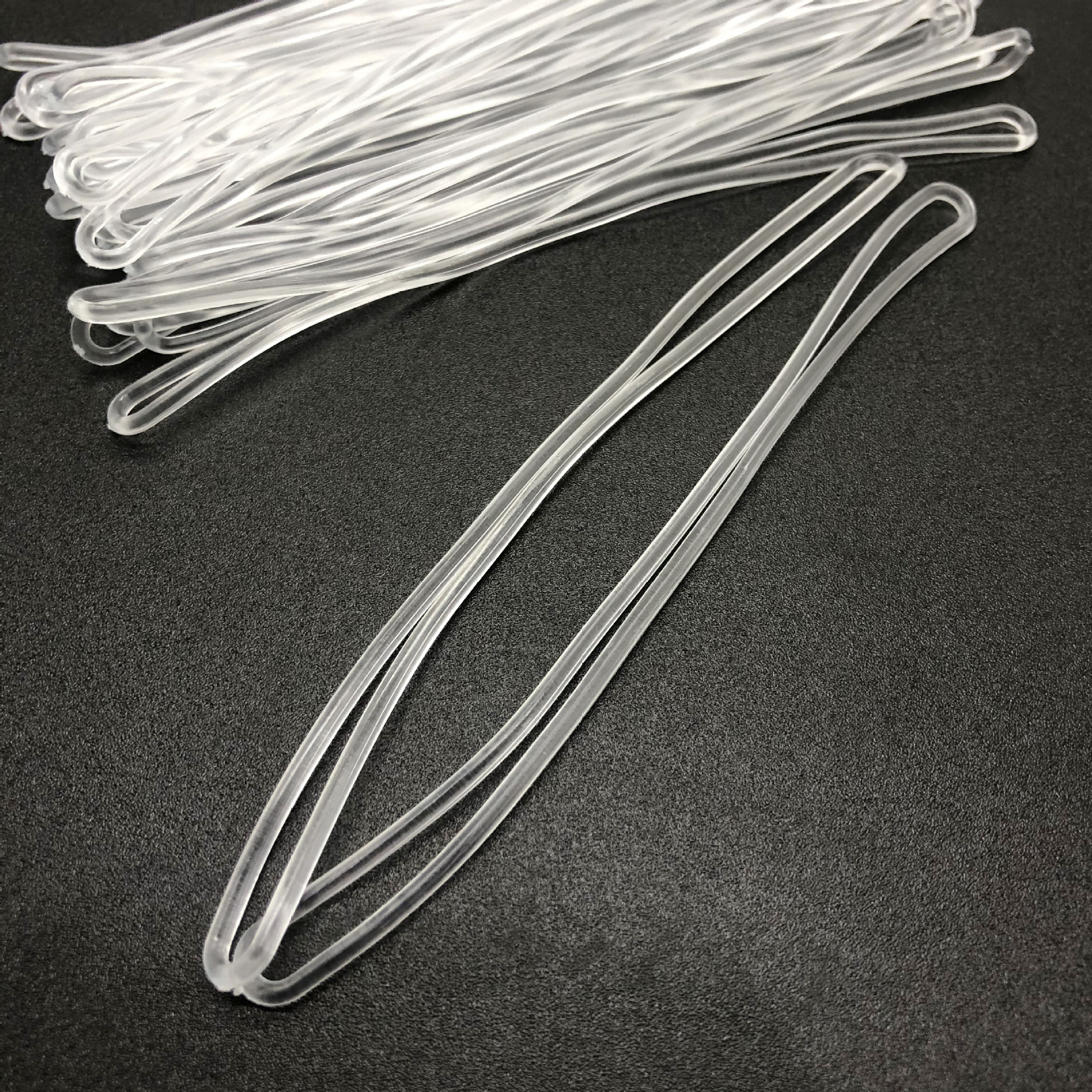 Boarding pass lanyard do tag lanyard plastic lanyard luggage tag lanyard PVC transparent rope hanging rope